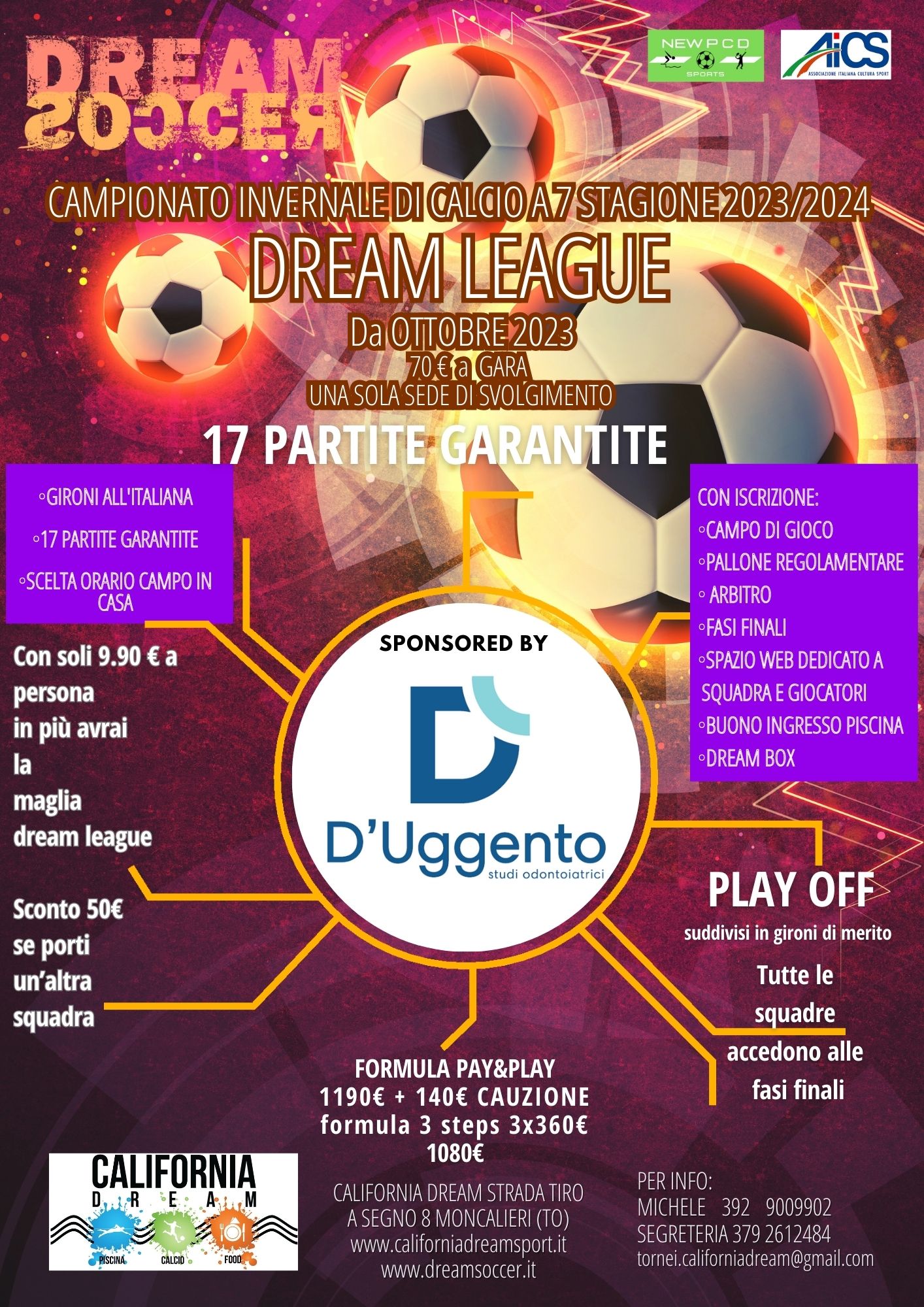 DREAM LEAGUE 2324 CALCIO A 7